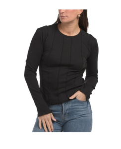 Organic Cotton Blend Nico Seamed Top