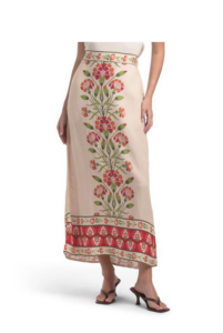 Linen Blend Phoebe Skirt