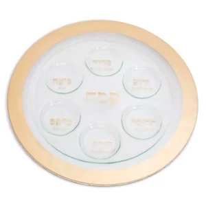 Gold Seder Plate