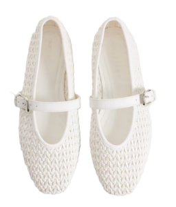 Leah Weave Mary Jane Ballet Flats
