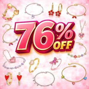 76% off Girl's Jewlery!