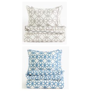 Patterned Twin Duvet Cover Set