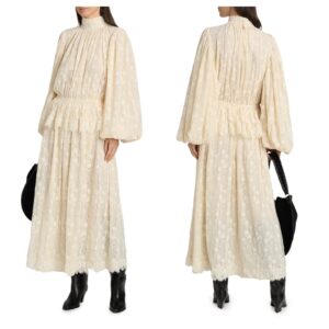 Outlander X Ronny Kobo Sereia Lace Maxi Dress