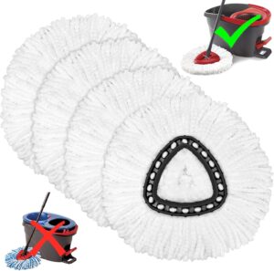 4 Pack Mop Heads