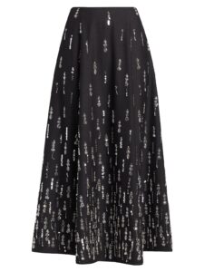 Selene Embellished Midi-skirt
