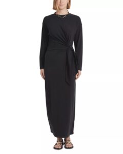 Side Tie Maxi Dress