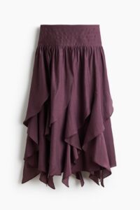 Asymmetric Midi Skirt