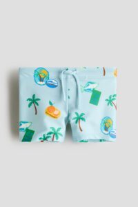 Printed Swim Trunks