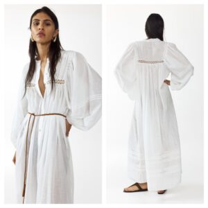 Oversized Tie-belt Tunic Dress