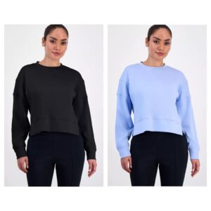 Up to 70% off Petite Crew Neck Long-sleeve Sweatshirt