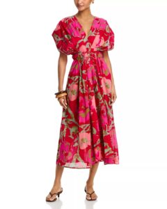 Leilani Floral Pleated Dress