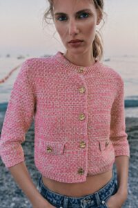 French Sleeve Cardigan