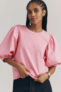 English Factory Puff-sleeve Top