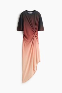 Knot-detail T-shirt Dress