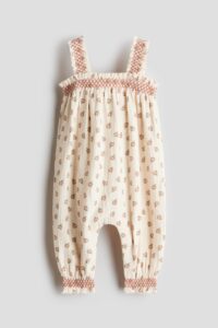 Patterned Cotton Romper Suit