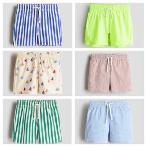 Patterned Swim Shorts