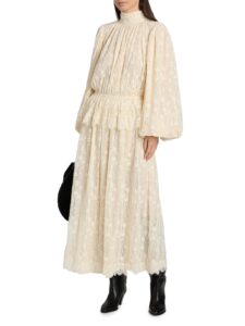 Outlander X Ronny Kobo Sereia Lace Maxi Dress