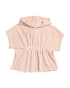 Girls Beach Knit Cover-up Hoodie