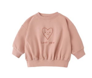 Heart Cotton Graphic Sweatshirt 0-24m