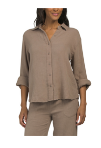 Gauze Long Sleeve Shirt