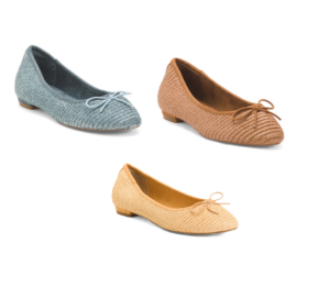 Donna Raffia Ballet Flats