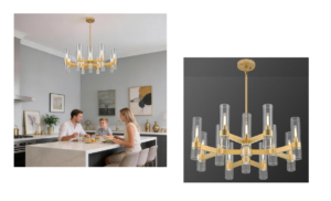 12 Light Gold Chandeliers for Dining Room Light Fixture 34