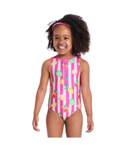 Toddler Girls' Citrus Striped Zip-front Tank 12m-5y