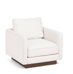 33x32 Vernon Walnut Veneer Accent Chair