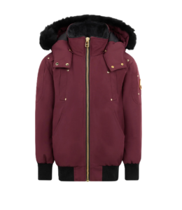 Kid's Gold Series Shearling-trim Bomber Jacket, Size Xs-xl