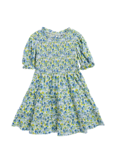 Kids' Smocked Cotton Jersey Dress Size 2-6