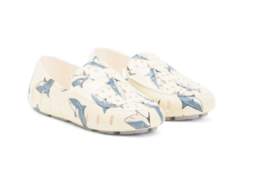 Unisex Shark Print Prodigy Driver Loafers (toddler Little Kid Big Kid)