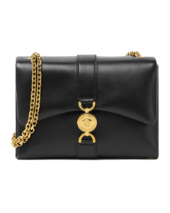 Kleio Flap Leather Chain Shoulder Bag