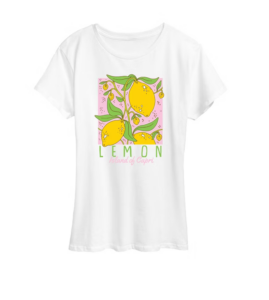 Women's Lemon Island of Capri Short Sleeve Graphic Tee
