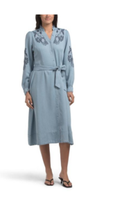 Embroidered Lynn Dress (45in Long)