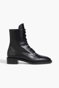 Sondra Leather Combat Boots