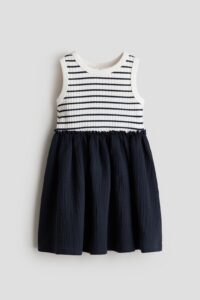 Dress with Muslin Skirt