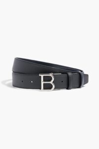 Pebbled-leather Beltp