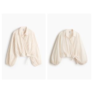 Cotton Wrap Shirt