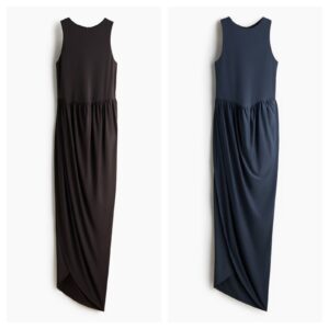 Tulip-skirt Maxi Dress