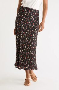 Printed Maxi Skirt