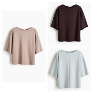 Boxy Jersey Top
