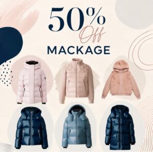 50% off Mackage Outerwear!!