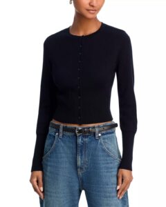 Crewneck Cardigan Sweater