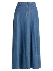 Mathilde Denim Maxi Skirt