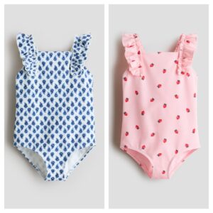 Ruffle-trimmed Textured Swimsuit