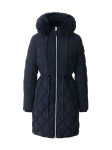 Xena Quilted Faux-fur-hood Down Coat
