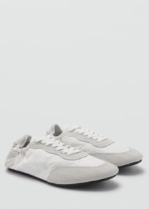 Lace-up Leather Sneakers