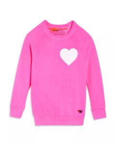 Unisex Heart Print Sweatshirt and Sweatpants - Little Kid, Big Kid