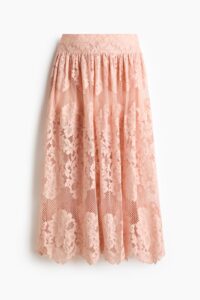 Scalloped Lace Skirt