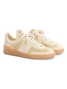 Upvillage Sneakers in Woven Raffia Fabric